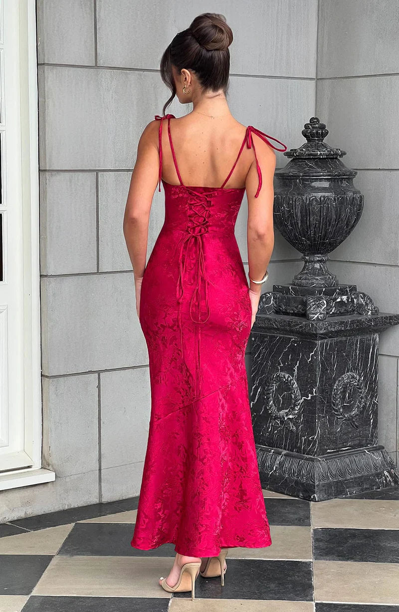 Suknia Floriana Jacquard Bloom