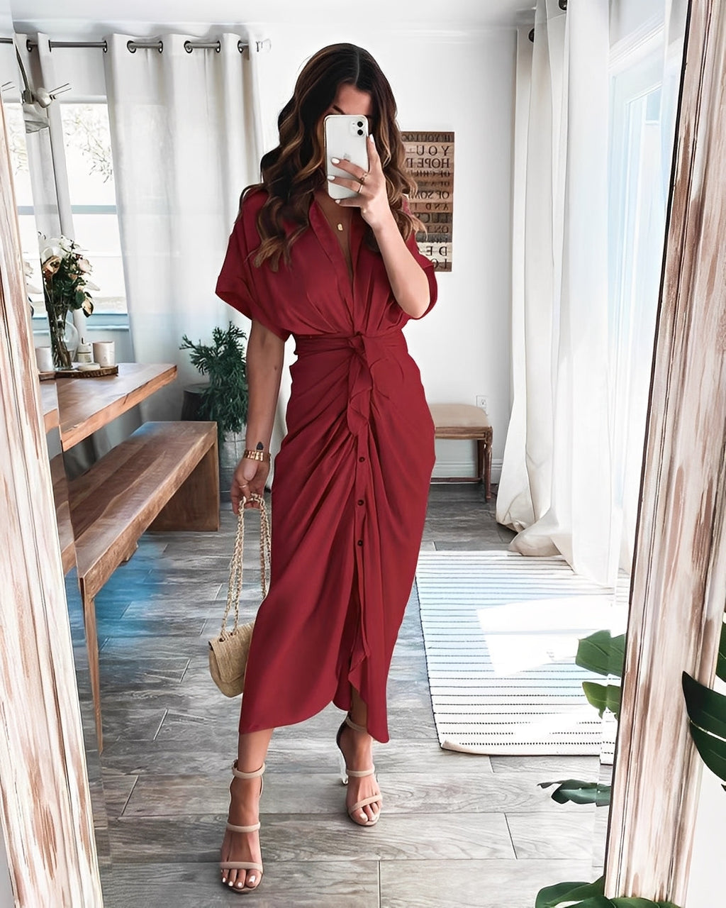 Antoinette | Elegancka długa sukienka dla kobiet