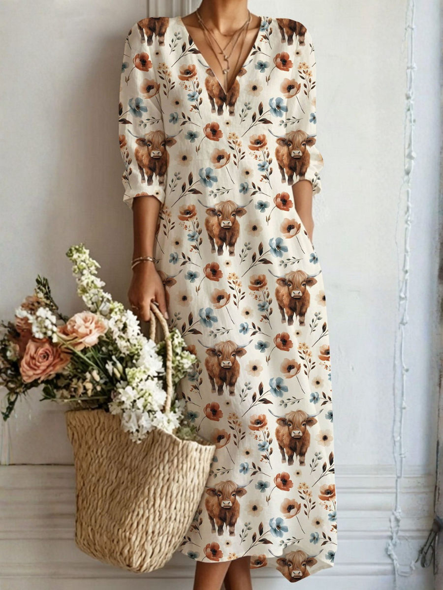 Długi Sukienka Boho