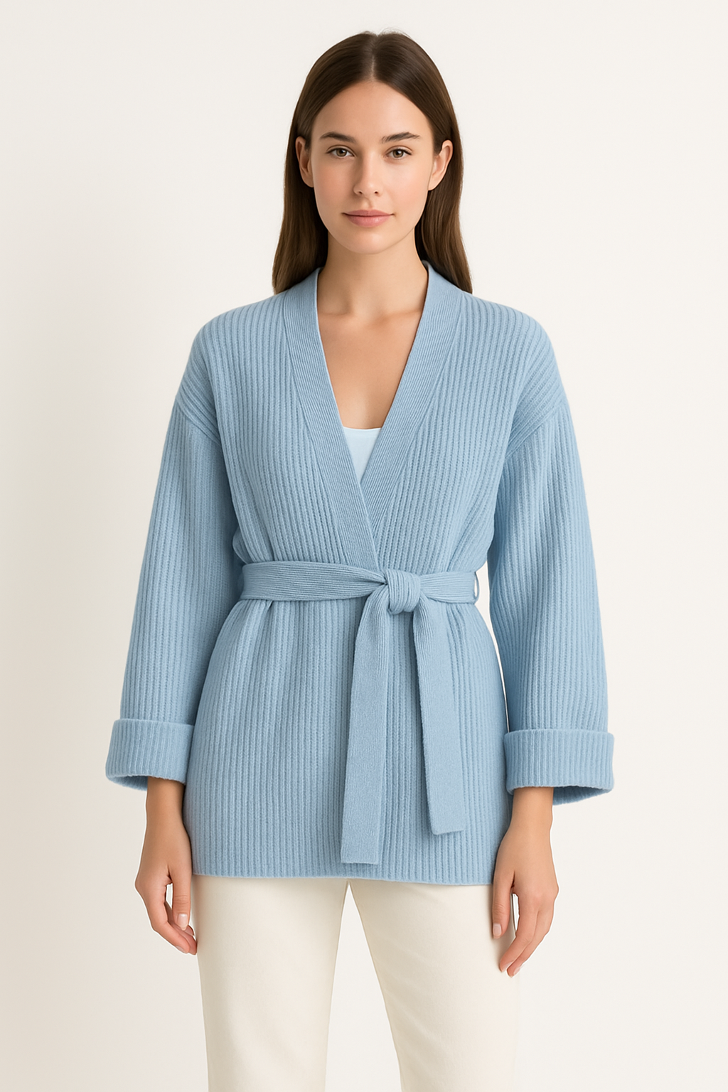 Adeline | Damski sweter w splot warkoczowy
