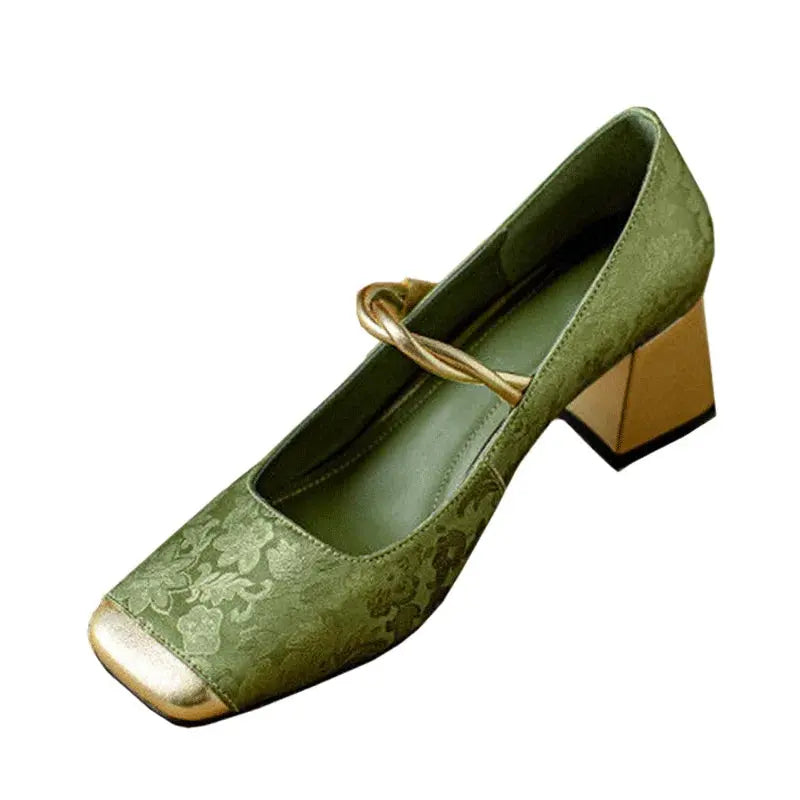 Agnieszka | Eleganckie Buty z Kwiatowym Wytłoczeniem na Wyjątkowe Okazje Chicveo