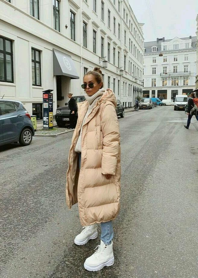 Aleida | Długi płaszcz zimowy dla kobiet