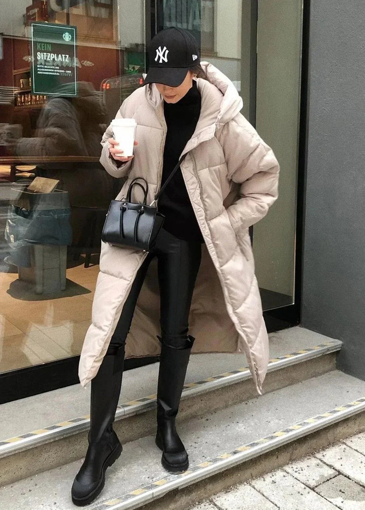 Aleida | Długi płaszcz zimowy dla kobiet