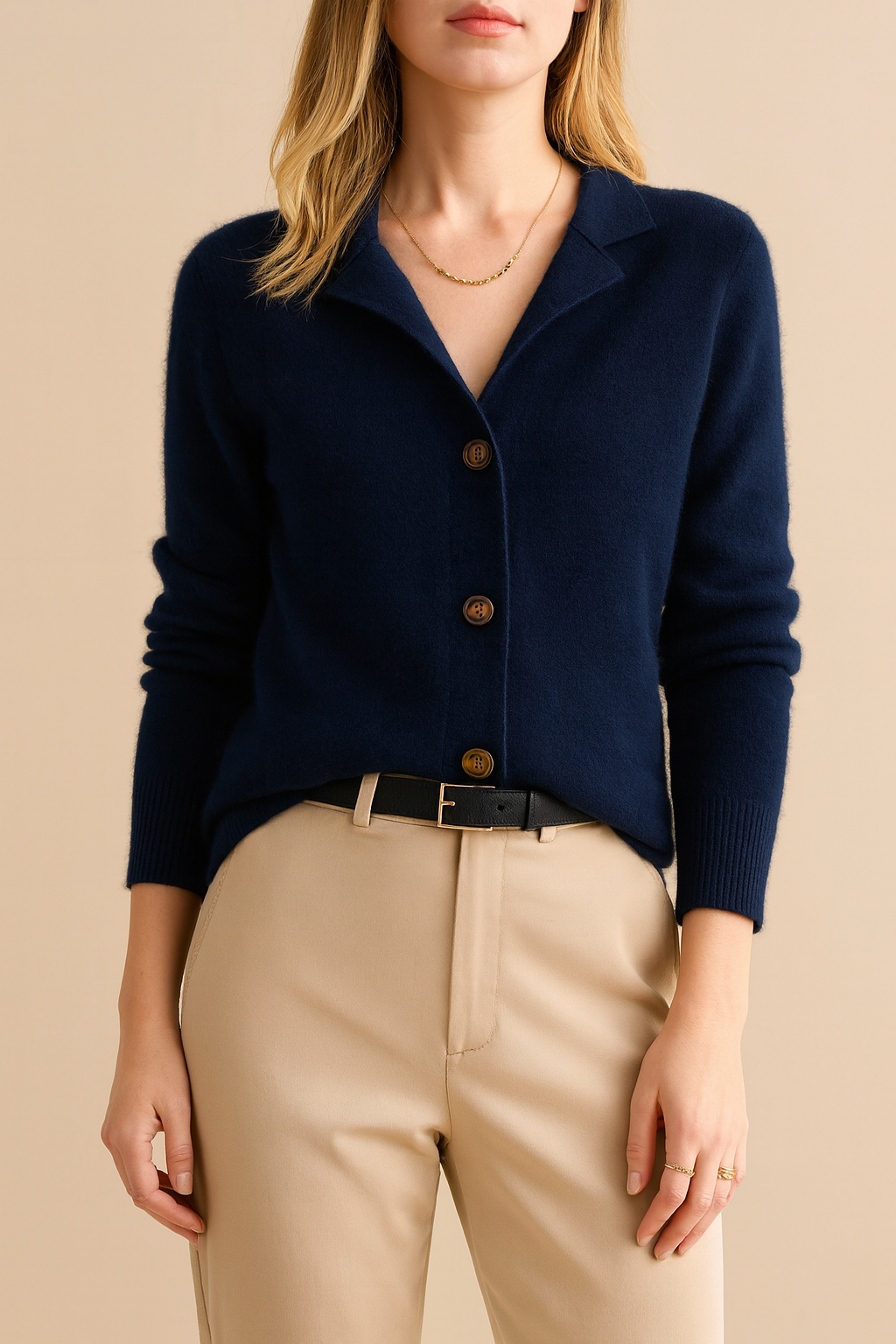 Anouk | Sweter Kardigan z Guzikami