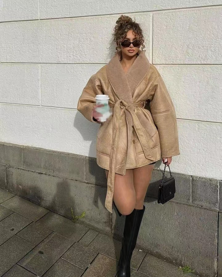 Ariana | Damski Zimowy Płaszcz Trencz