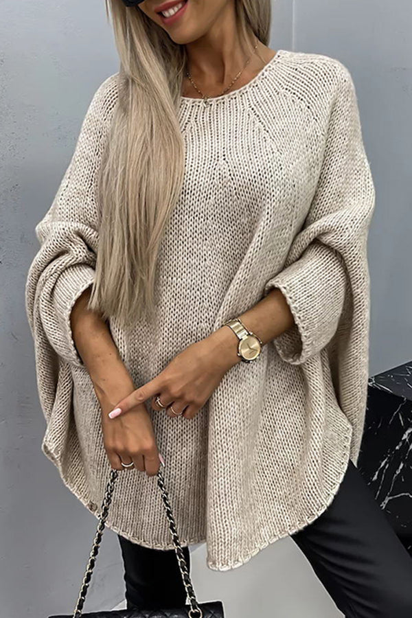 Aurora | Damski oversize'owy sweter dziany