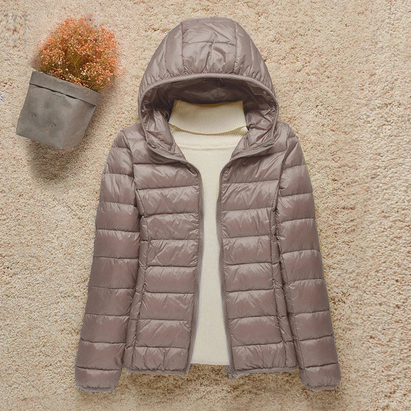 Bellamy | kurtka zimowa damska slim puchowa elegancka długa ciepła stylowa Chicveo