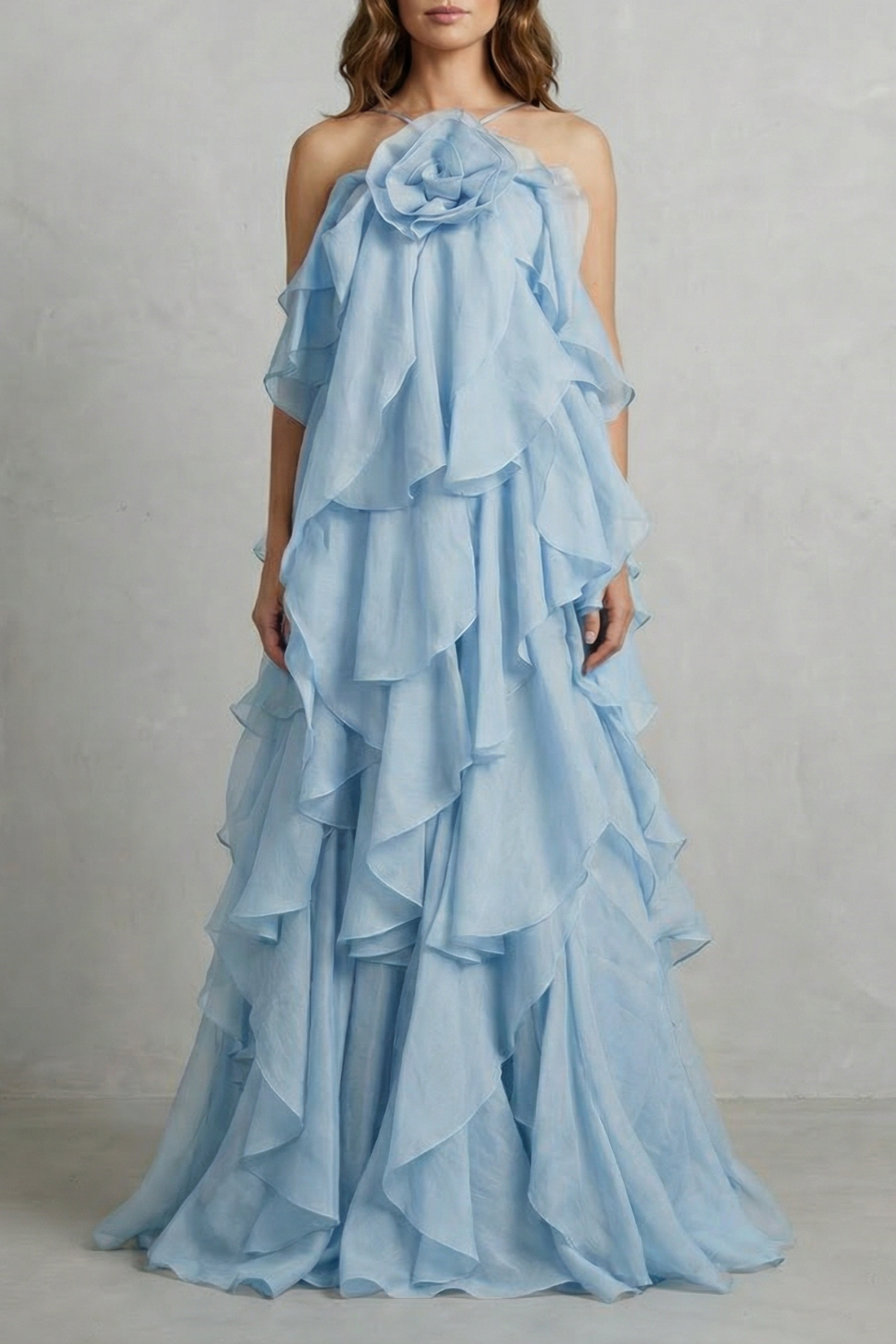Bellarose – Warstwowy falbaniasty model – Sukienka maxi