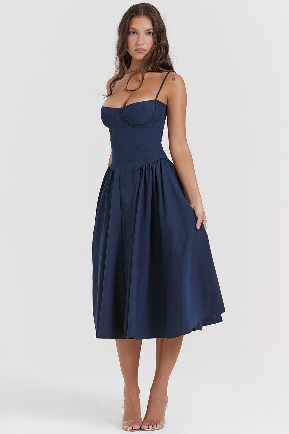 Amaya Elegancka Sukienka Midi