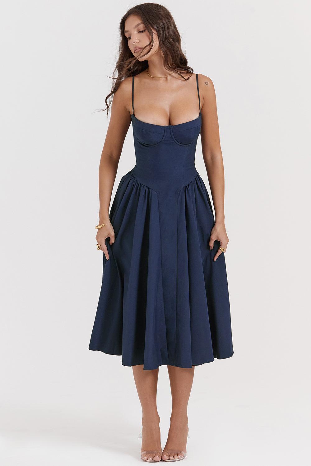 Amaya Elegancka Sukienka Midi