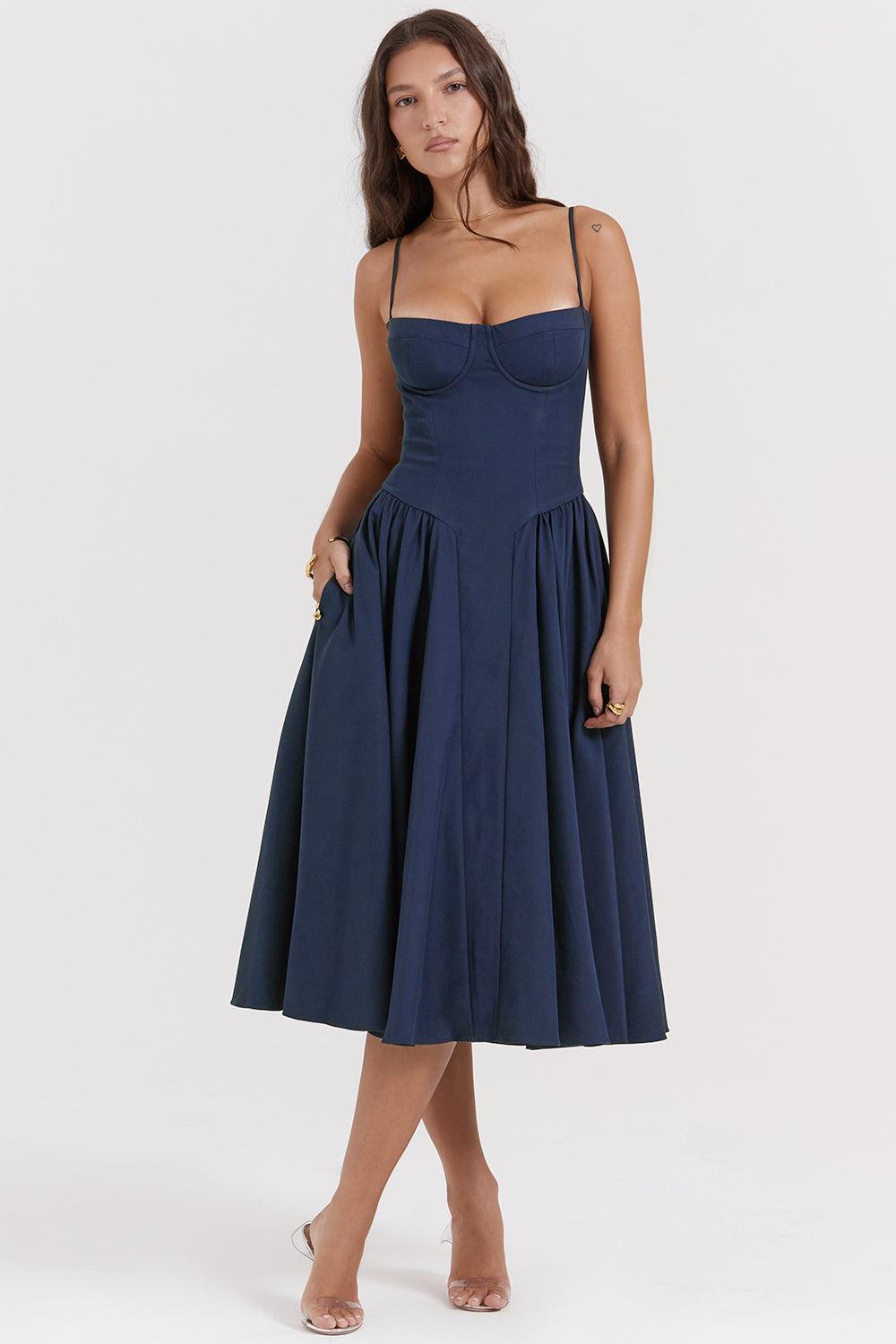 Amaya Elegancka Sukienka Midi