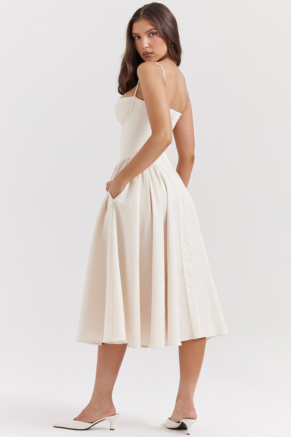 Amaya Elegancka Sukienka Midi