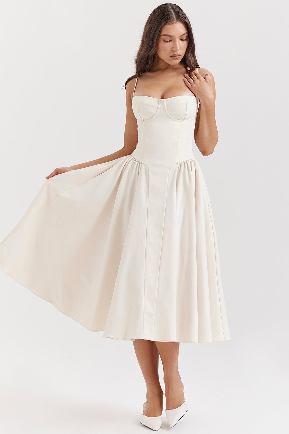 Amaya Elegancka Sukienka Midi