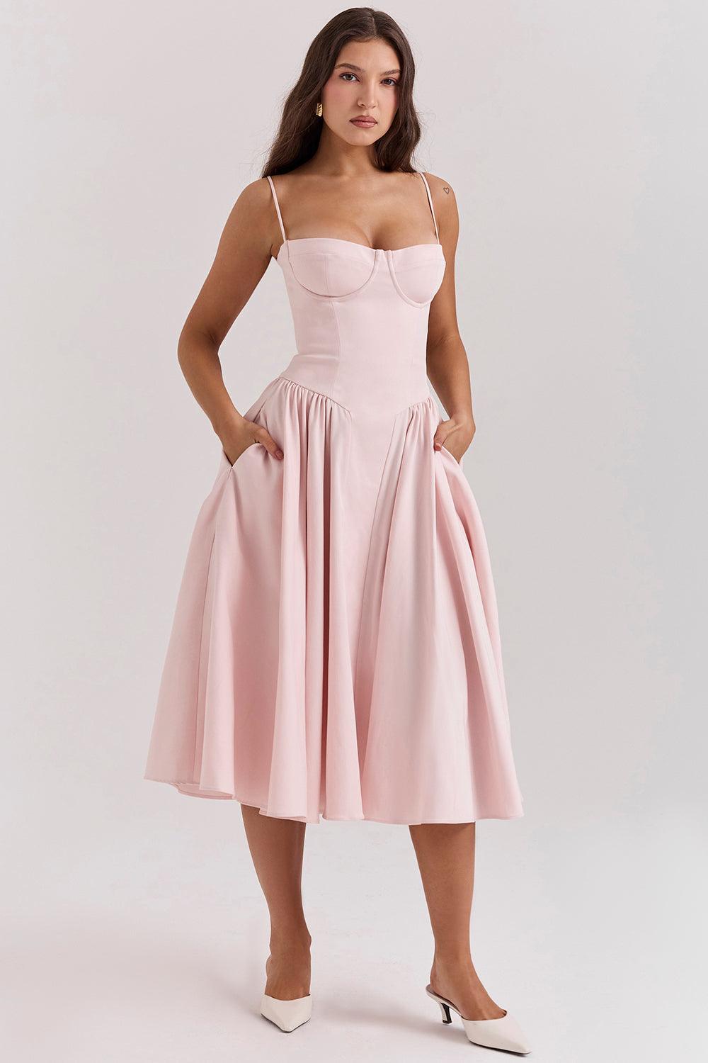 Amaya Elegancka Sukienka Midi