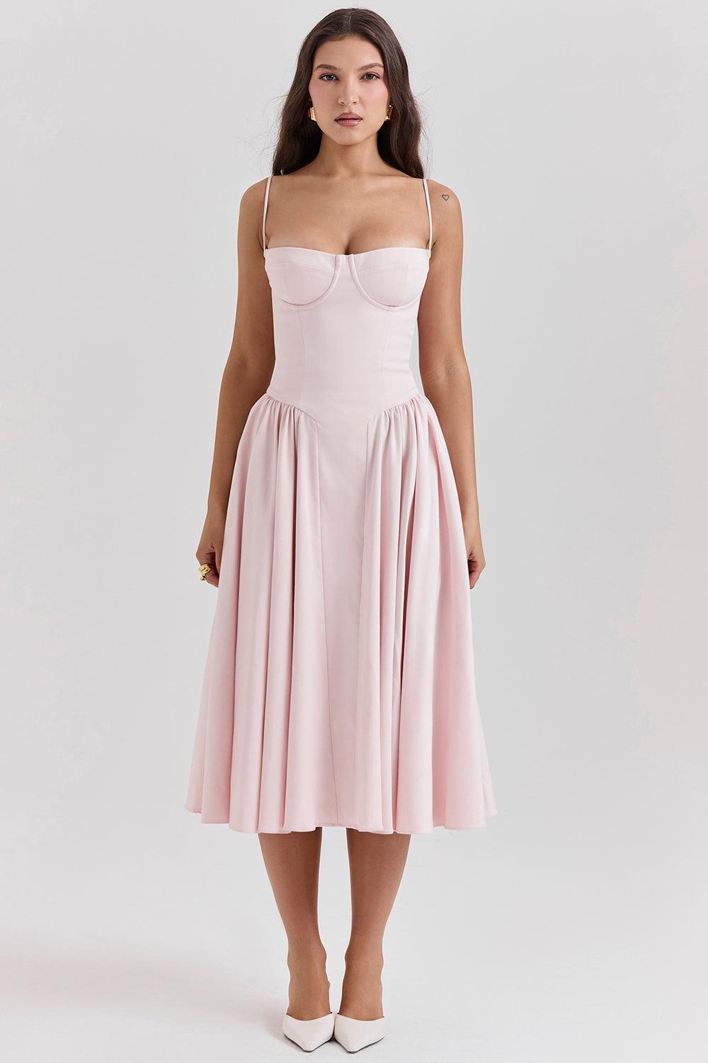 Amaya Elegancka Sukienka Midi