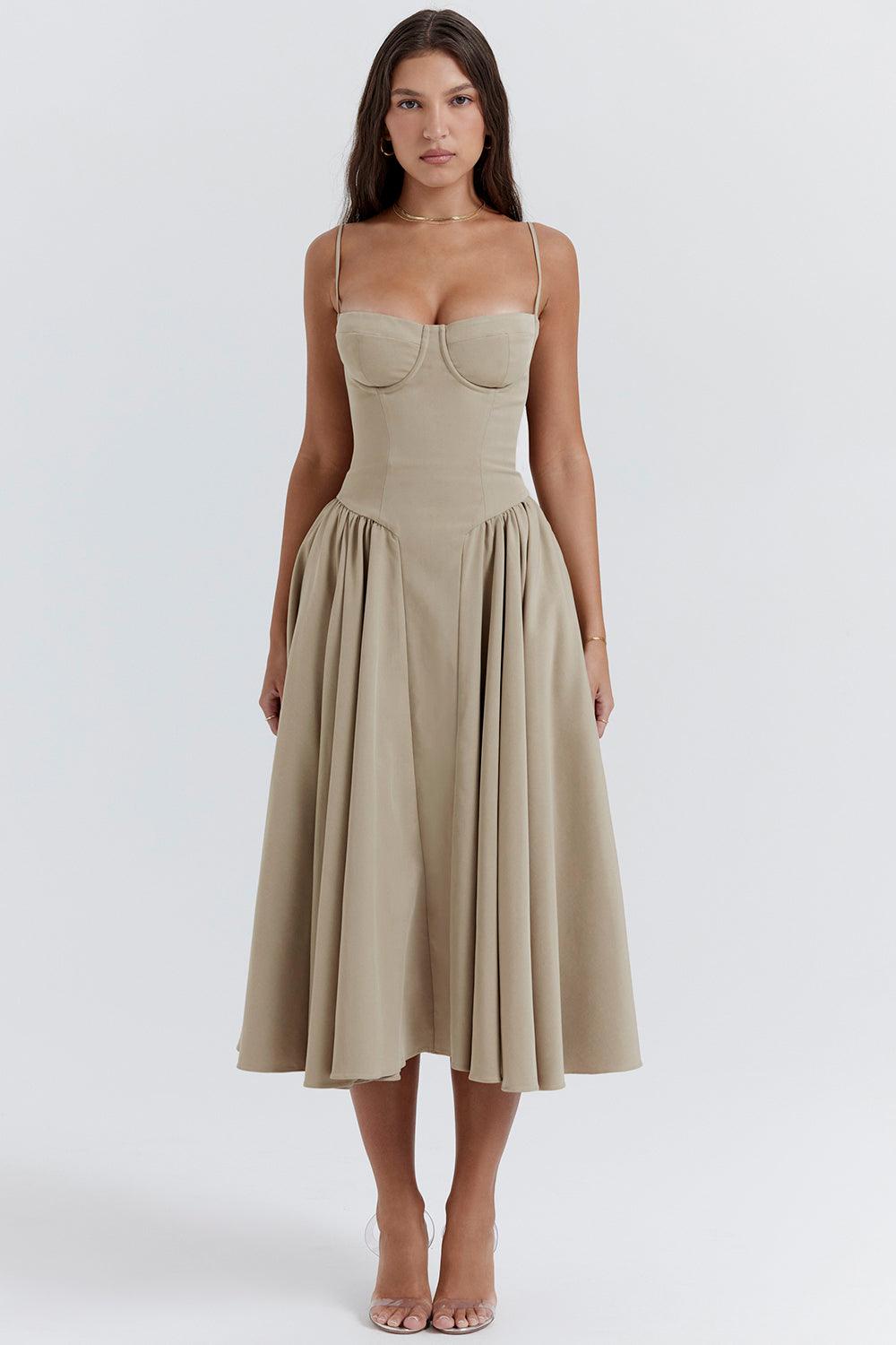 Amaya Elegancka Sukienka Midi