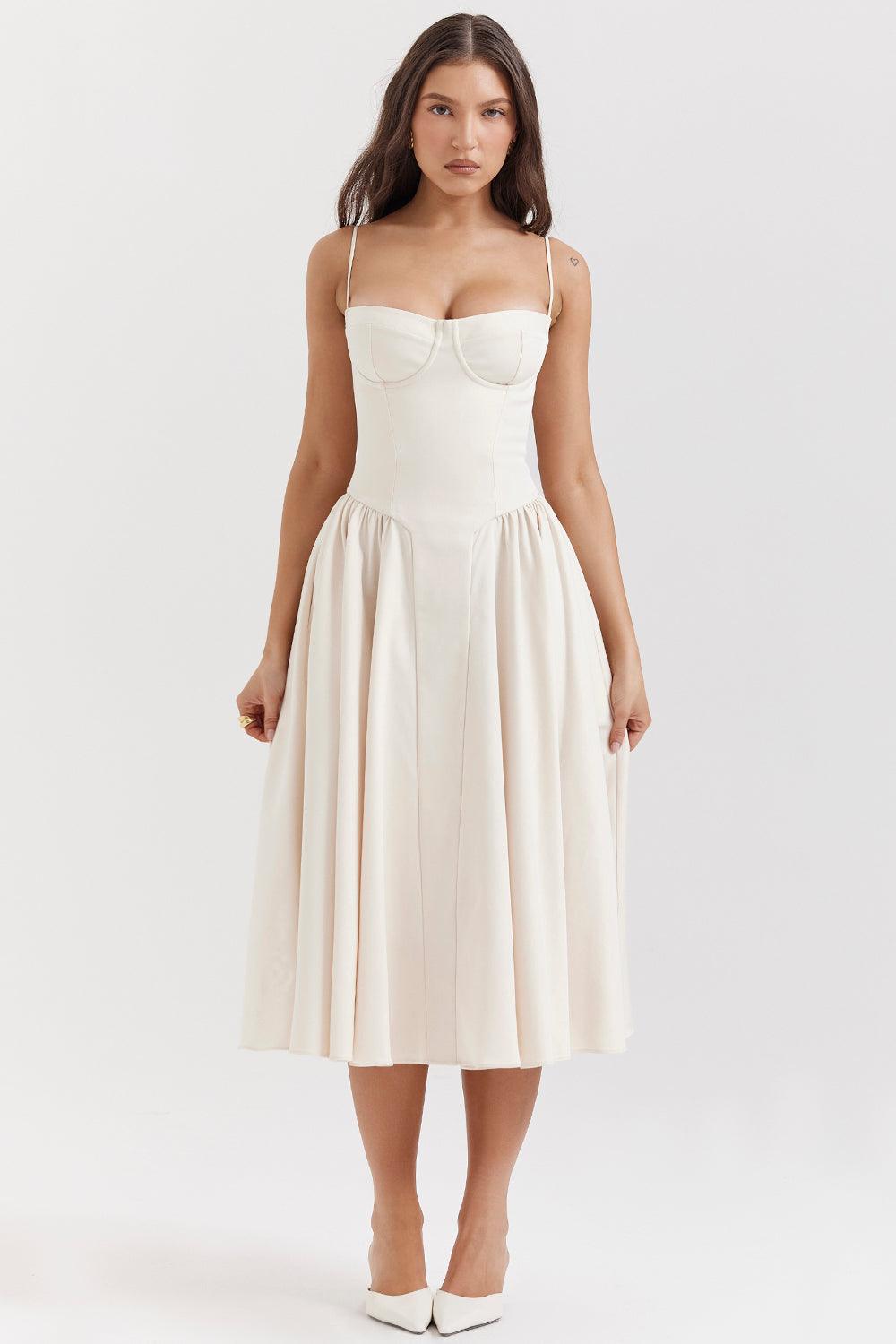 Amaya Elegancka Sukienka Midi