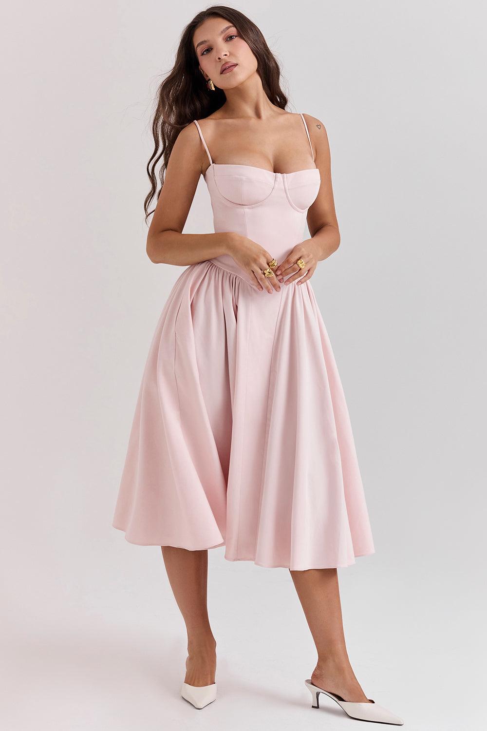 Amaya Elegancka Sukienka Midi