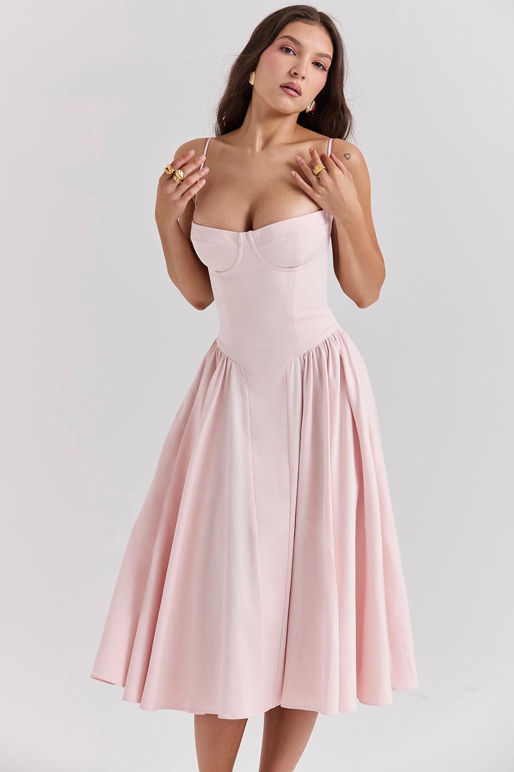 Amaya Elegancka Sukienka Midi