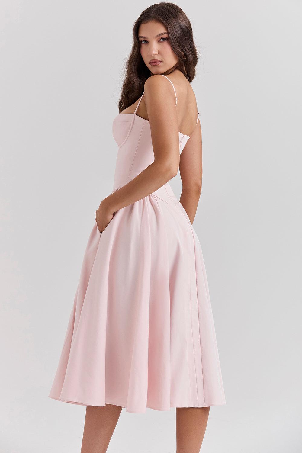 Amaya Elegancka Sukienka Midi