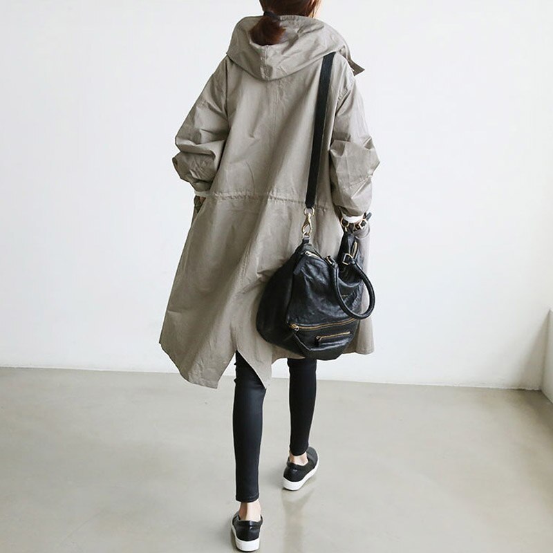 Cadence | kurtka zimowa damska elegancki trench bawełniany stylowa długa Chicveo
