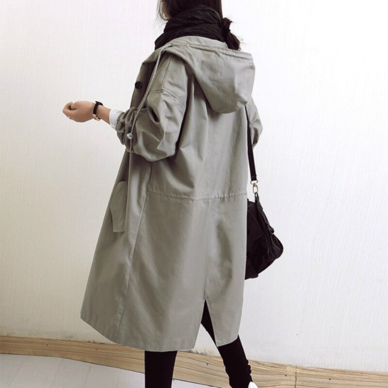 Cadence | kurtka zimowa damska elegancki trench bawełniany stylowa długa Chicveo