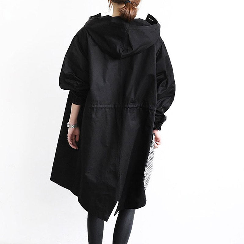 Cadence | kurtka zimowa damska elegancki trench bawełniany stylowa długa Chicveo