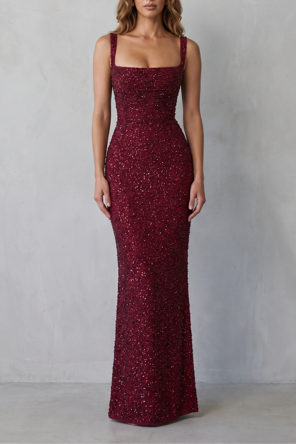 Calanthea – Glamour w cekinach – Sukienka maxi