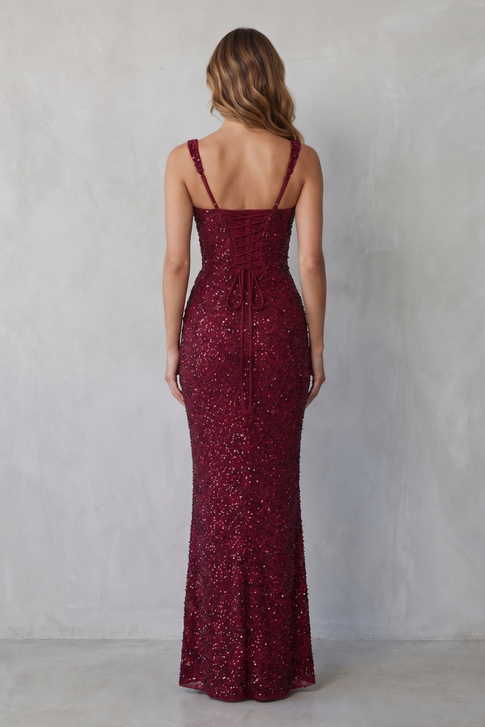 Calanthea – Glamour w cekinach – Sukienka maxi