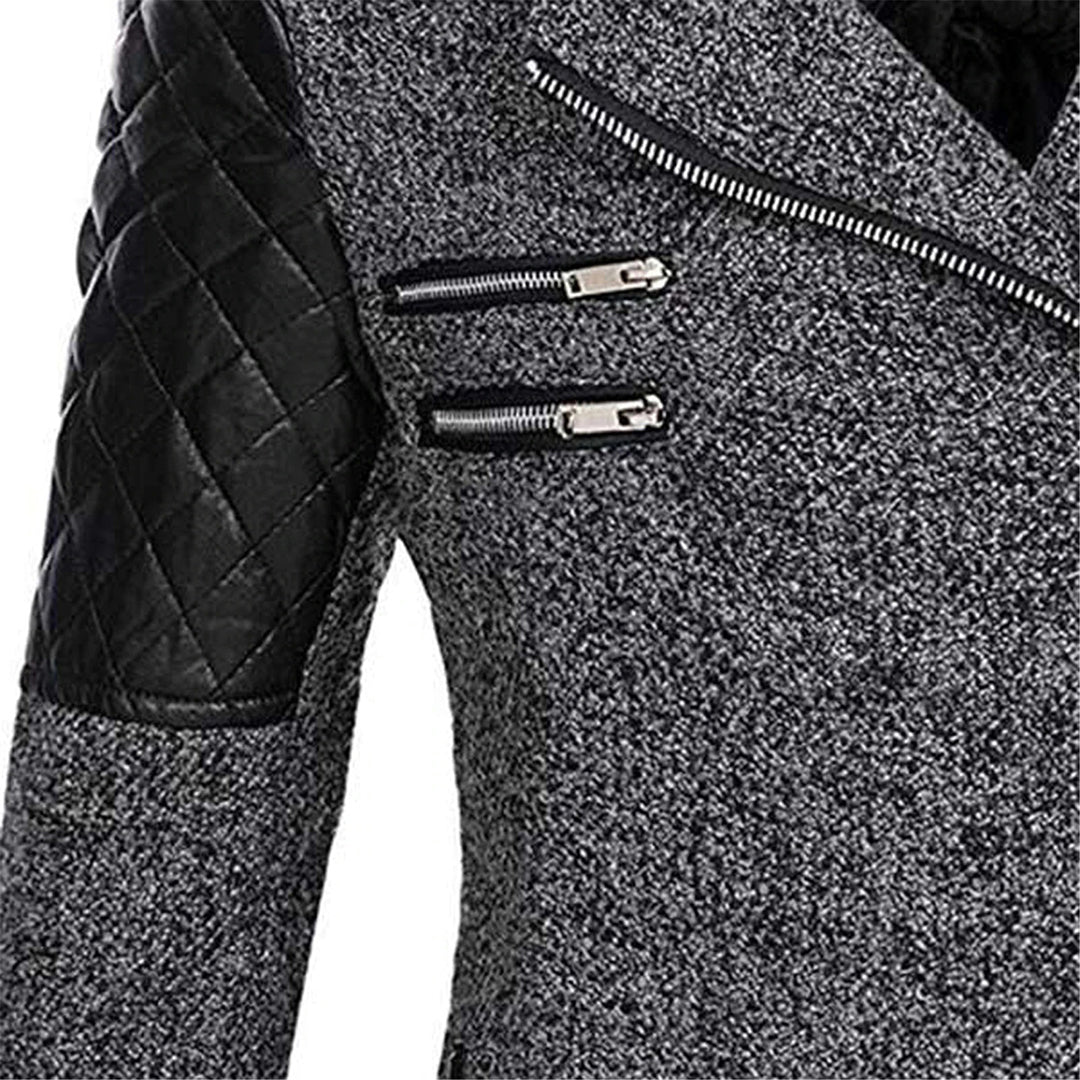 Celeste | kurtka zimowa damska długa stylowa z kapturem pikowana elegancka Chicveo