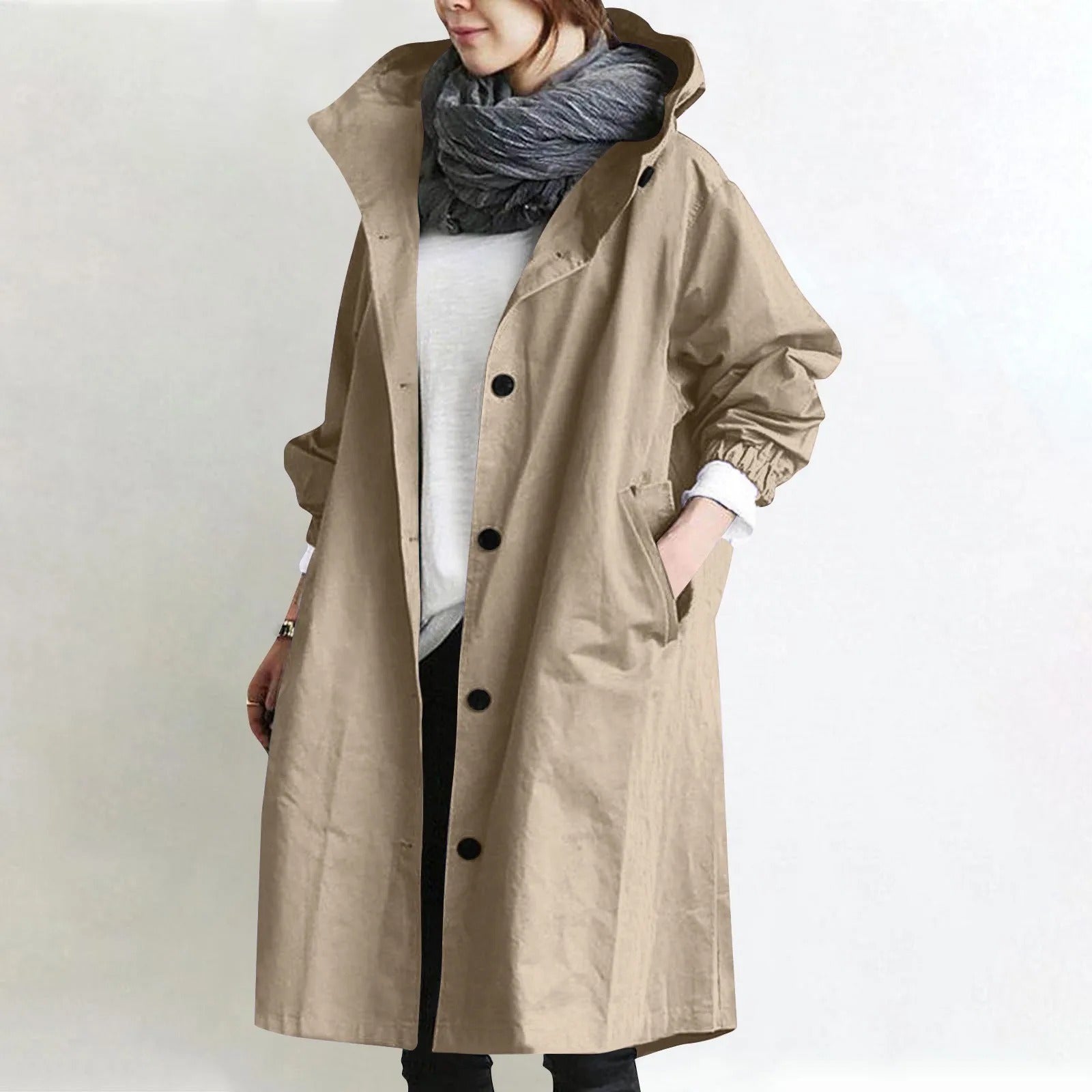 Chloe | Kurtka Wiatroszczelna z Kapturem dla Kobiet