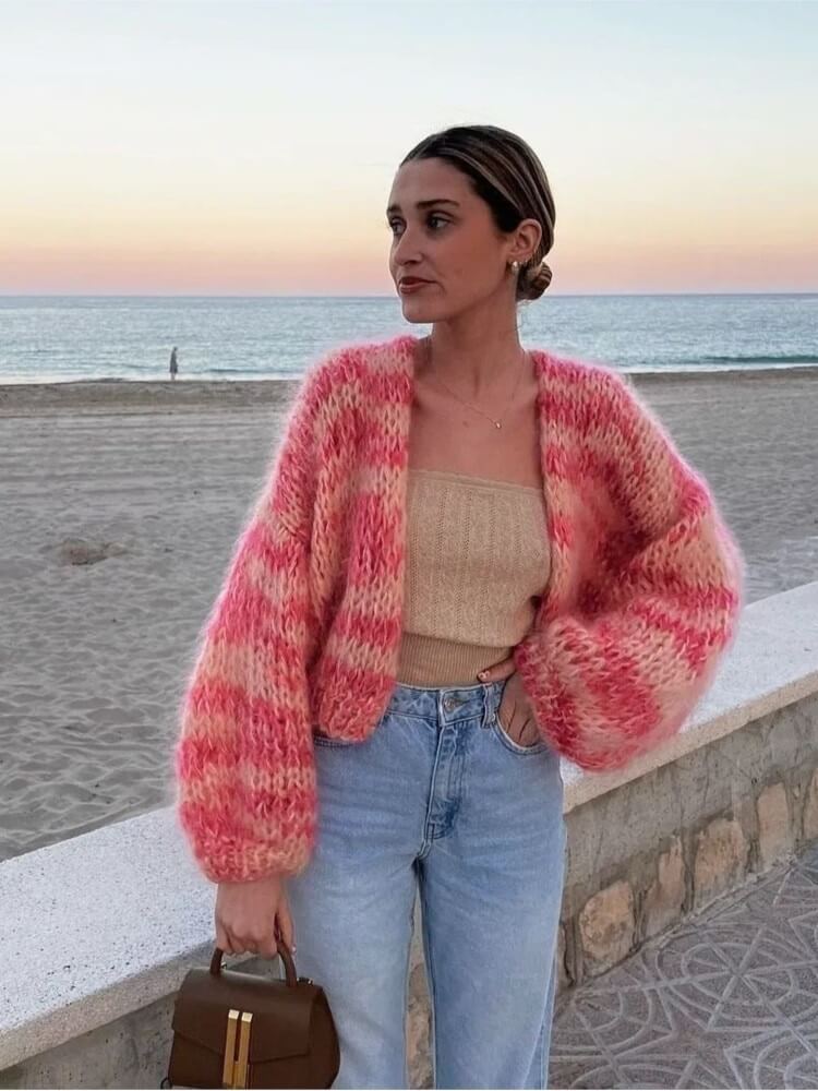 Clara | Stylowy Krótki Sweter Damski dla Komfortu
