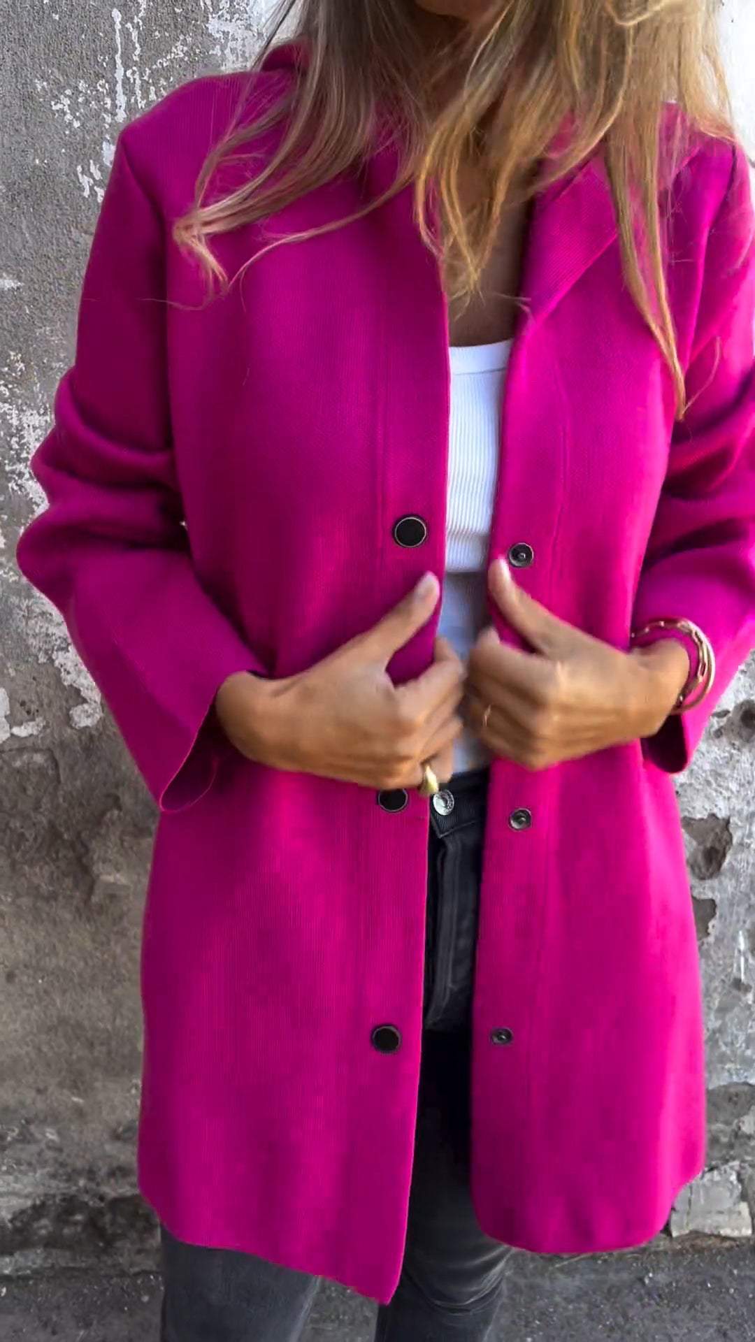 Clio | kurtka zimowa damska elegancka bawełniana z kapturem stylowa długa Chicveo