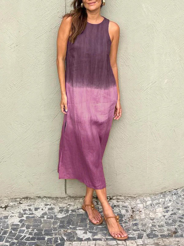 Daria | Stylowa Letnia Sukienka Maxi z Przewiewnej Tkaniny