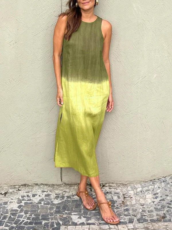 Daria | Stylowa Letnia Sukienka Maxi z Przewiewnej Tkaniny