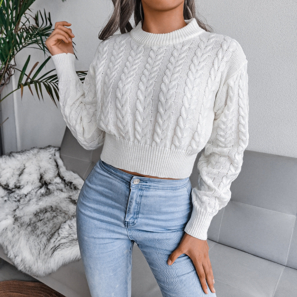 Dominika | Elegancki i Uniwersalny Krótki Sweter Damski