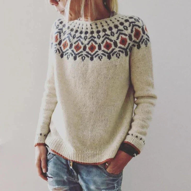 Elena | Damski Sweter w Nordyckim Stylu