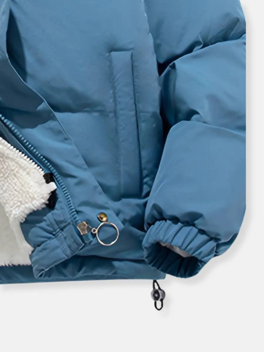 Ella | Ciepła kurtka zimowa damska z zamkiem