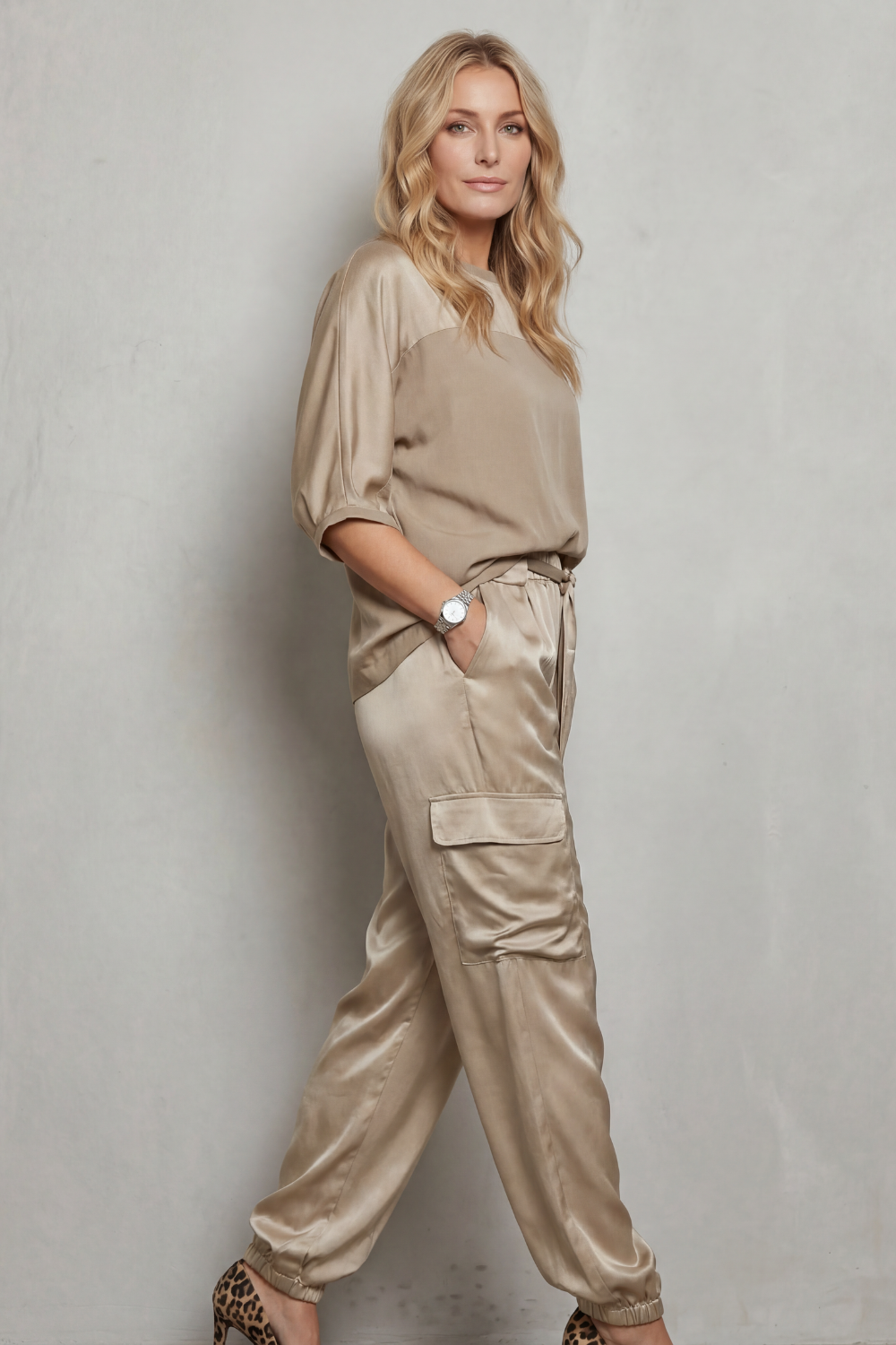 Finley – Jedwabny Zestaw Cargo - Lounge