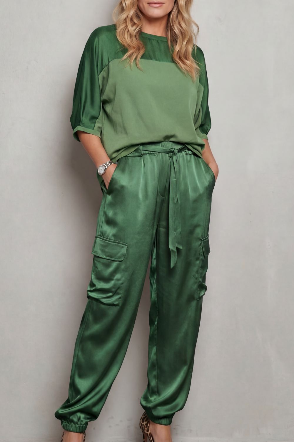 Finley – Jedwabny Zestaw Cargo - Lounge