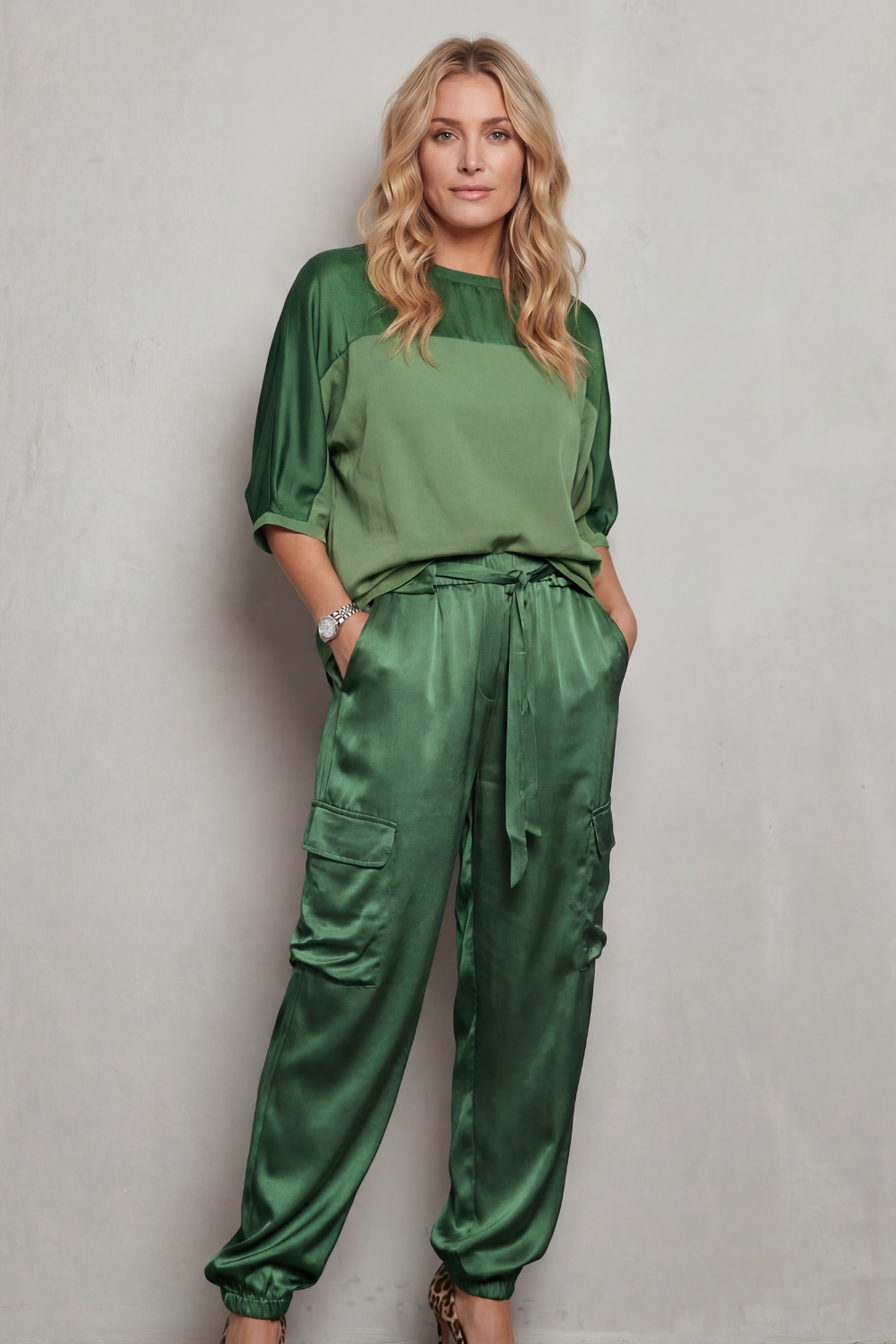 Finley – Jedwabny Zestaw Cargo - Lounge