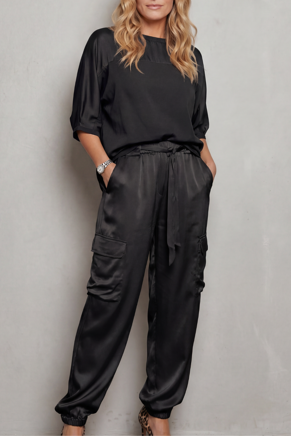Finley – Jedwabny Zestaw Cargo - Lounge