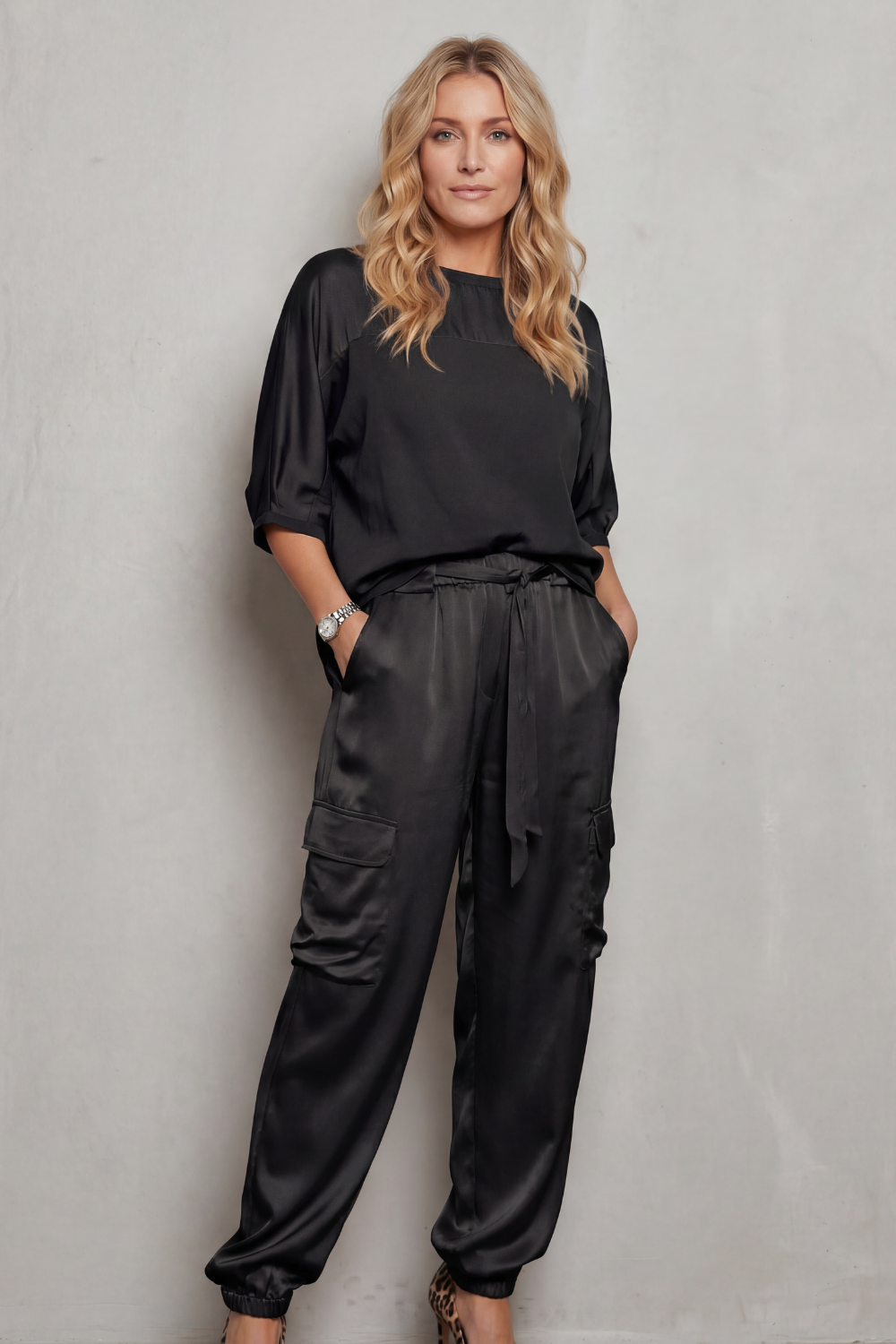 Finley – Jedwabny Zestaw Cargo - Lounge