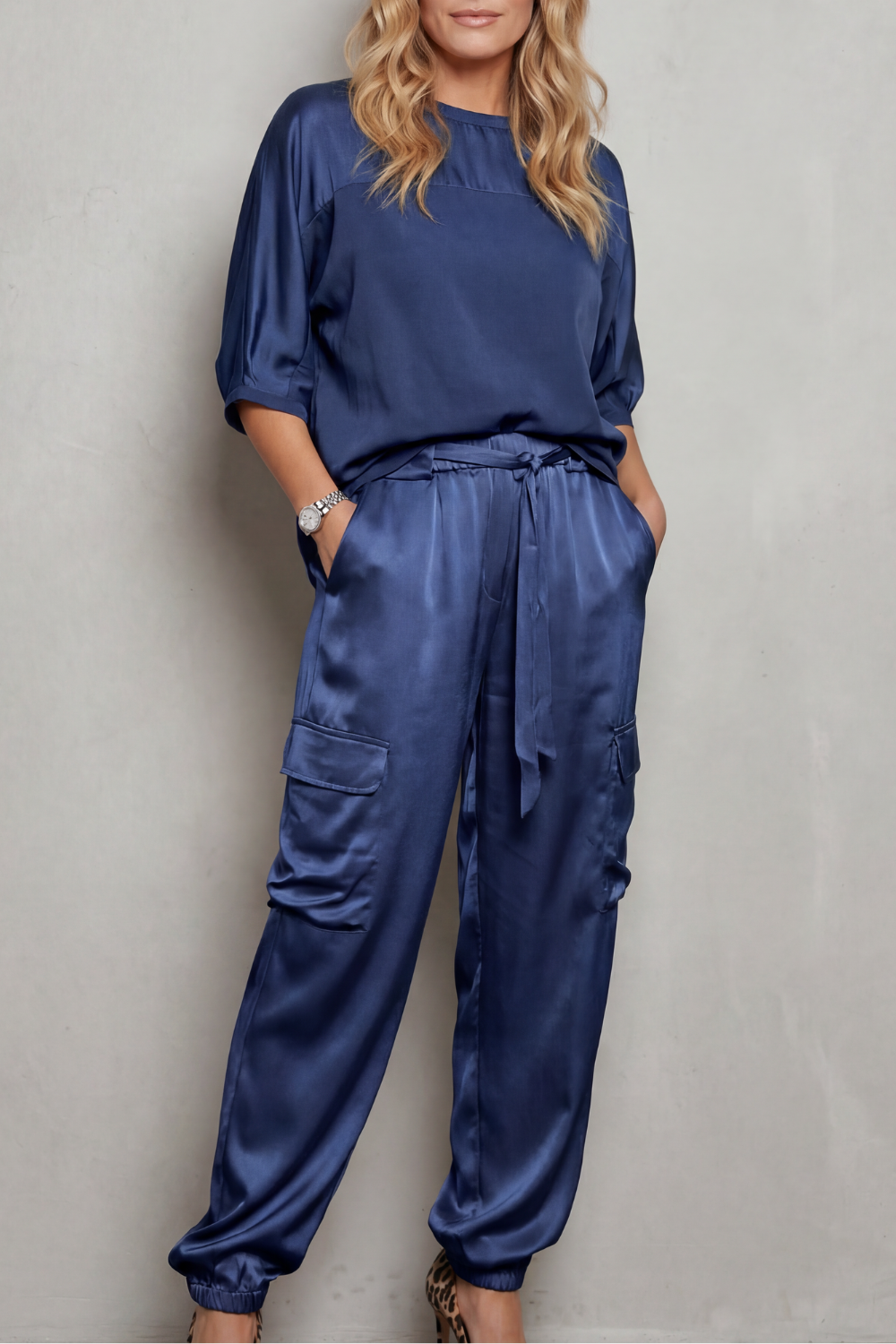 Finley – Jedwabny Zestaw Cargo - Lounge