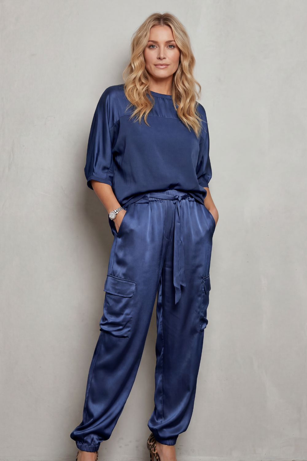 Finley – Jedwabny Zestaw Cargo - Lounge