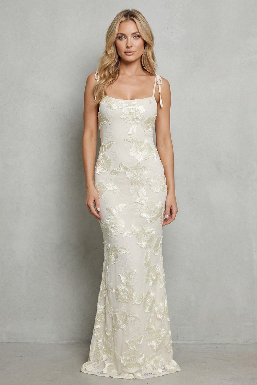 Fiona – Promienna sukienka – Damska sukienka maxi w kwiaty