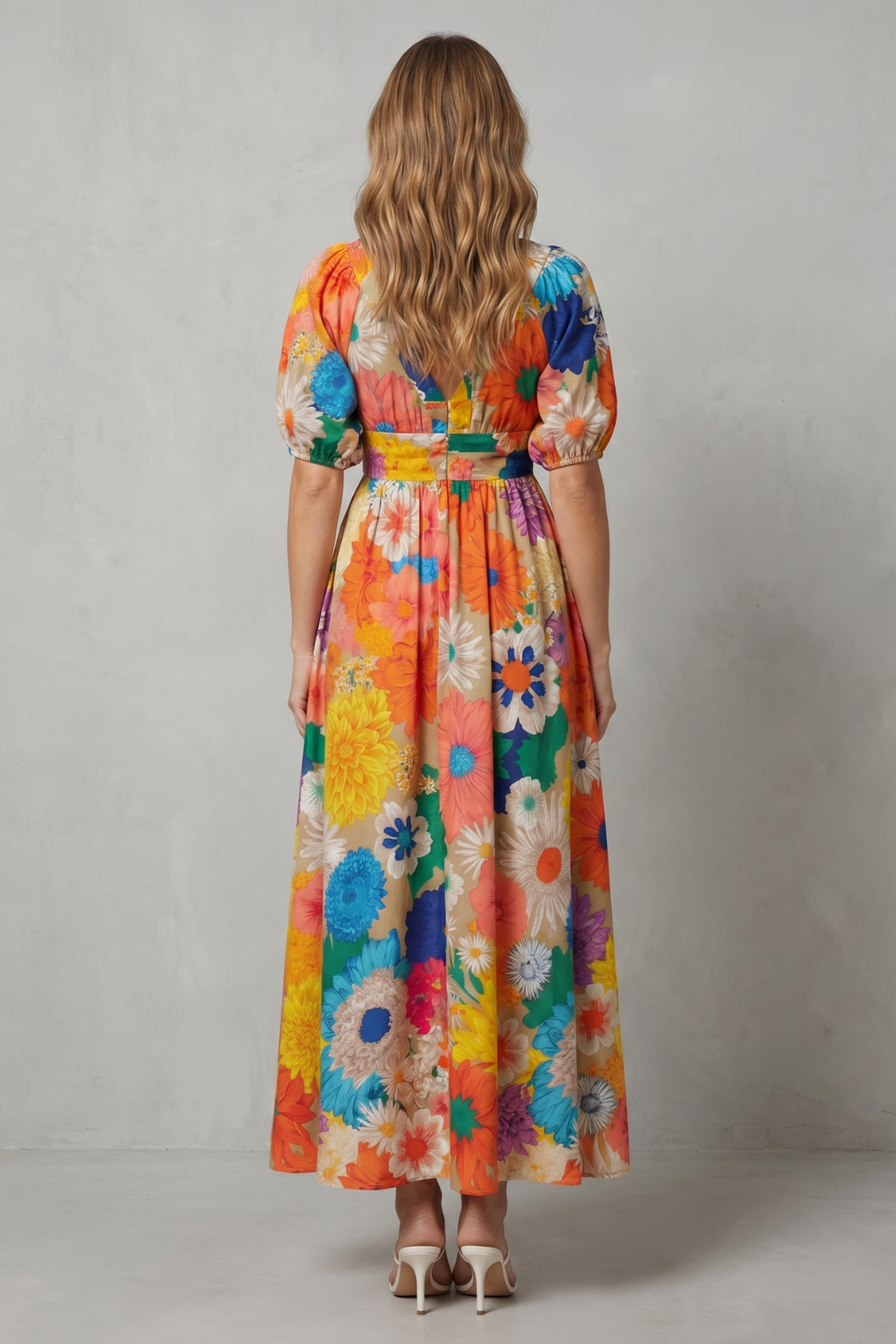 Floracelle – Żywy kwiatowy urok – Sukienka maxi
