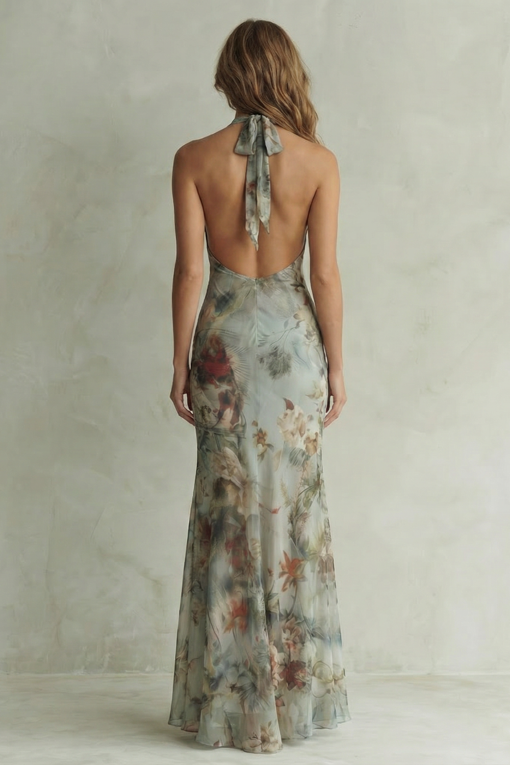 Floravienne – Vintage allure z szyfonu – Sukienka maxi