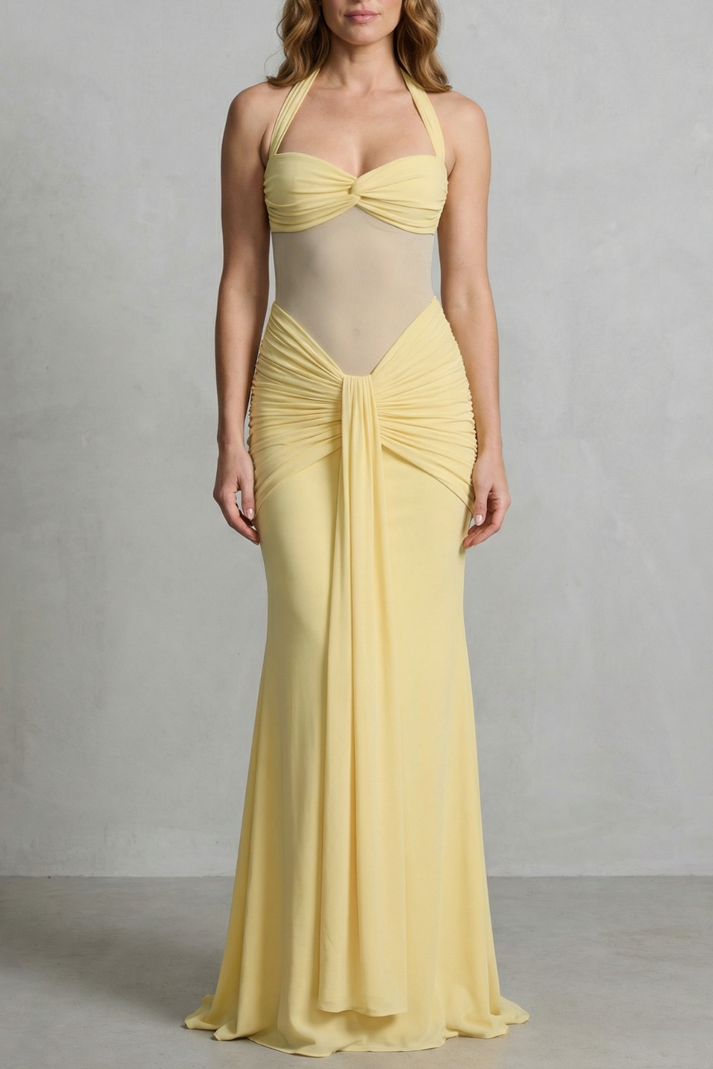 Ginalisse – Elegancja drapowanej rzeźby – Sukienka maxi