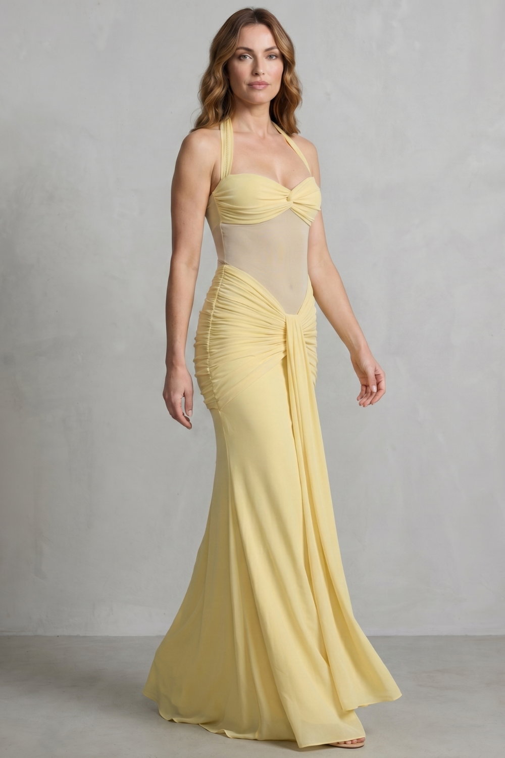 Ginalisse – Elegancja drapowanej rzeźby – Sukienka maxi